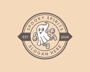 Halloween - Ghost Halloween Costume logo design