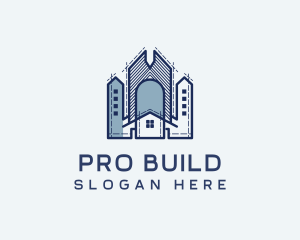 Urban Architecture Building logo design