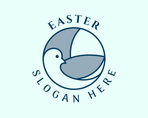 Spiritual Pigeon Bird Logo