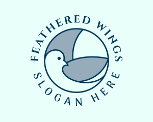 Pigeon - Spiritual Pigeon Bird logo design