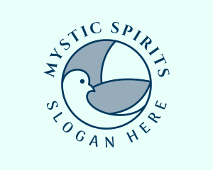 Spiritual Pigeon Bird logo design