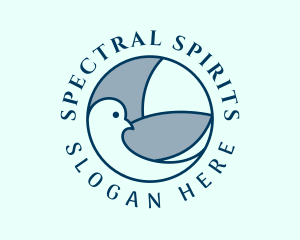 Spiritual Pigeon Bird logo design