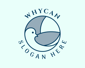 Worship - Spiritual Pigeon Bird logo design