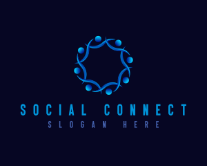 People Social Community logo design