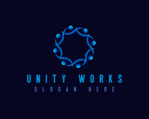Collaboration - People Social Community logo design