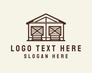 Storage - Warehouse Storage Building logo design