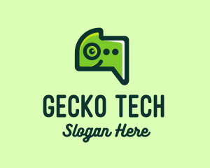 Gecko Messaging App logo design