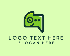 Green - Gecko Messaging App logo design