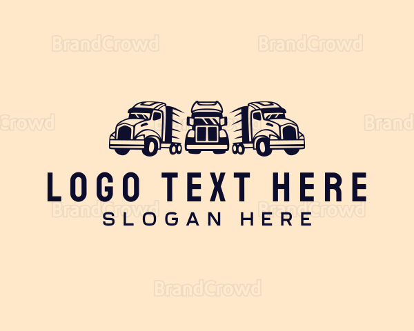Transport Fleet Trucking Logo
