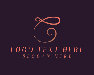 Tailoring - Professional Tailoring Letter C logo design