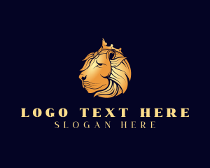 Innovation - Regal Crown Lion logo design