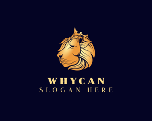 Finance Consulting - Regal Crown Lion logo design