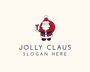 Santa - Santa Claus Gift logo design