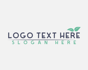 Healthy - Nature Organic Leaf logo design