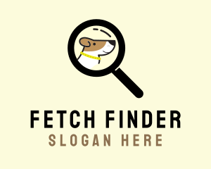 Dog Search Finder logo design