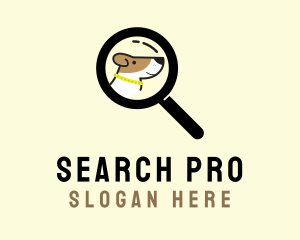 Dog Search Finder logo design