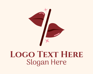 Esthecian - Magic Lips Beauty logo design