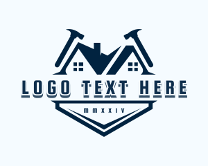 Maintenance - Renovation Hammer Roofing logo design