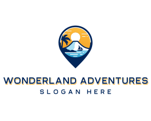 Holiday Travel Volcano logo design