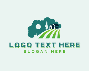 Backyard Lawn Gardening Logo