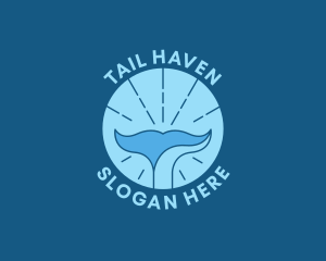 Tail - Aquatic Whale Tail logo design