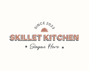 Vintage Kitchen Banner Wordmark logo design