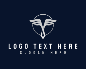 Software - Wing Startup Letter T logo design
