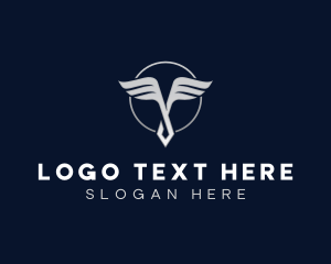 Firm - Wing Startup Letter T logo design