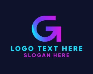 Rotating - Startup Arrow Letter G Business logo design