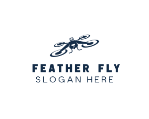 Flying Drone Camera logo design