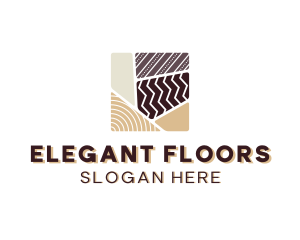 Home Flooring Tile logo design