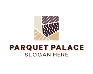 Parquet - Home Flooring Tile logo design