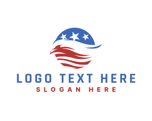 Stripes - United States Eagle logo design