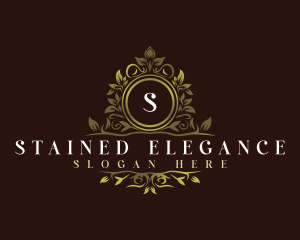 Luxury Foliage Wreath logo design