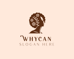 Salon - Woman Hairdresser Salon logo design