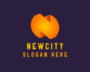 Generic Orange Letter N logo design