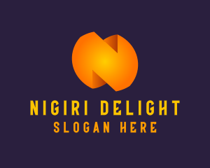 Generic Orange Letter N logo design