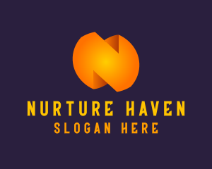 Generic Orange Letter N logo design