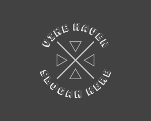 Hipster Apparel Brand logo design