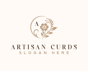 Floral Artisan Wedding logo design