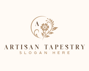 Floral Artisan Wedding logo design