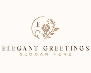 Floral Artisan Wedding logo design