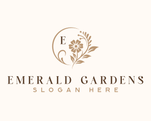 Floral Artisan Wedding logo design