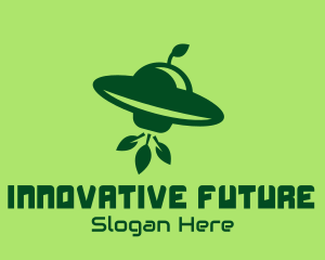 Future - Spaceship Leaf Invasion logo design