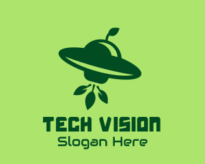 Future - Spaceship Leaf Invasion logo design