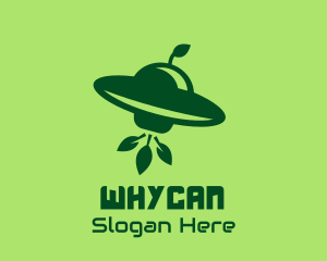 Spaceship - Spaceship Leaf Invasion logo design