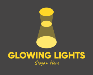 Yellow Spotlight Lighting logo design