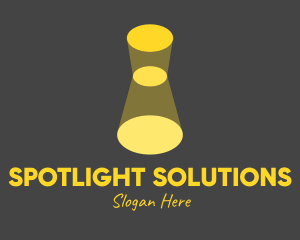 Yellow Spotlight Lighting logo design