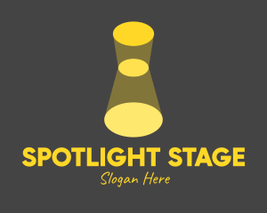 Yellow Spotlight Lighting logo design