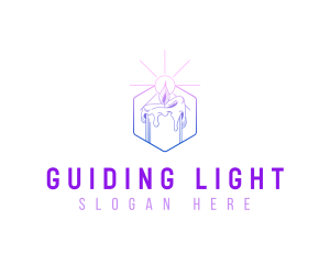 Handcrafted Candle Light logo design